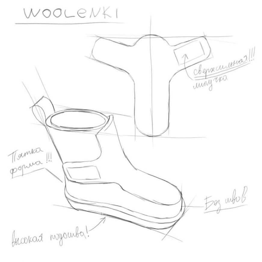 Woolenki эскиз